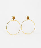 Boucles d'oreilles Omonia (Acier doré)