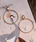 Boucles d'oreilles Omonia (Acier doré)