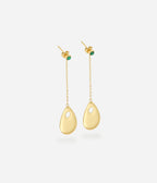 Boucles d'oreilles Malte (Acier doré)