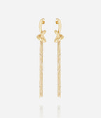 Boucles d'oreilles Savina (Acier doré)