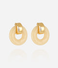 Boucles d'oreilles Hereiti (Acier doré)