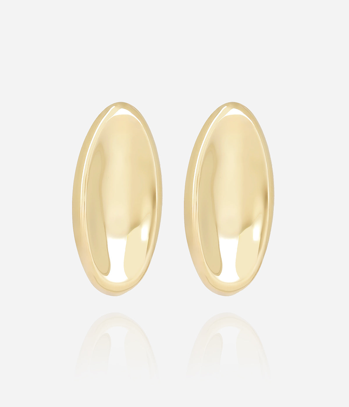 Boucles d'oreilles Orane (Acier doré)