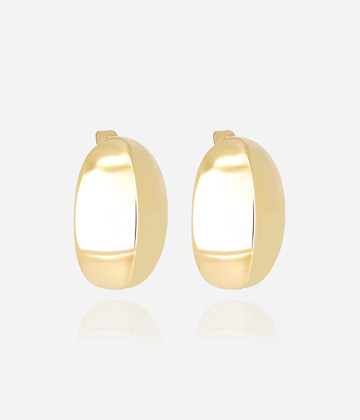 Boucles d'oreilles Althéa (Acier doré)
