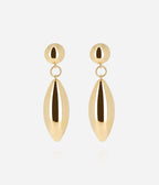 Boucles d'oreilles Velio (Acier doré)