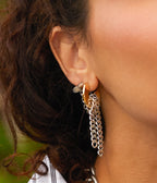 Boucles d'oreilles Eclipse (Acier mix)