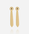 Boucles d'oreilles Carter (Acier doré)