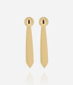 Boucles d'oreilles Carter (Acier doré)