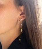 Boucles d'oreilles Moka (Acier)