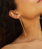 Boucles d'oreilles Nero (Acier doré)