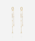 Boucles d'oreilles Zya (Acier doré)
