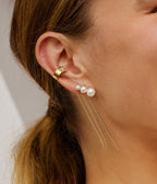 Boucles d'oreilles Tellus (Acier doré)