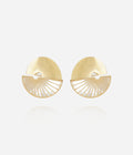 Boucles d'oreilles Mirage (Acier doré)