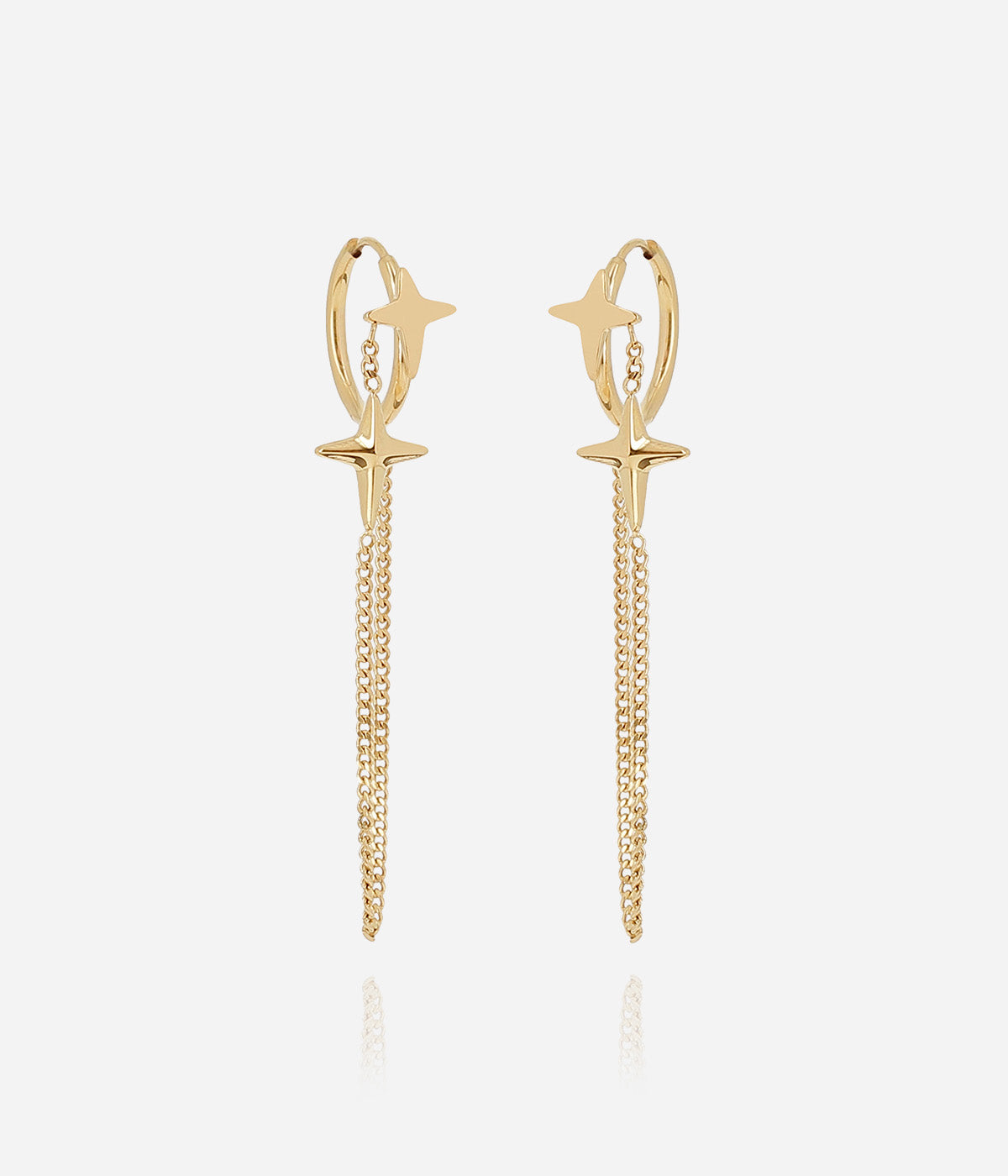 Boucles d'oreilles Erbajolo (Acier doré)