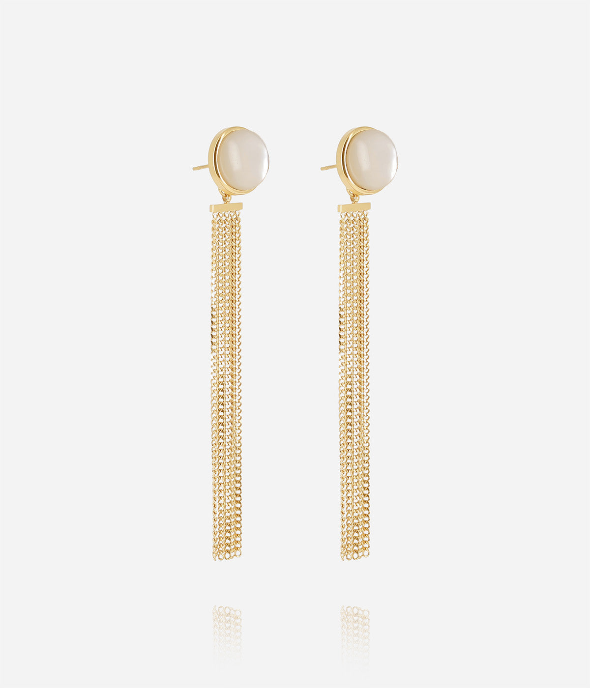 Boucles d'oreilles Medusa (Acier doré)