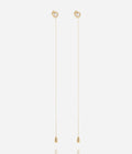 Boucles d'oreilles Halley (Acier doré)