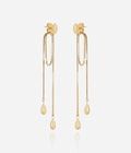 Boucles d'oreilles Aradeo (Acier doré)