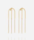 Boucles d'oreilles Amapolas (Acier doré)