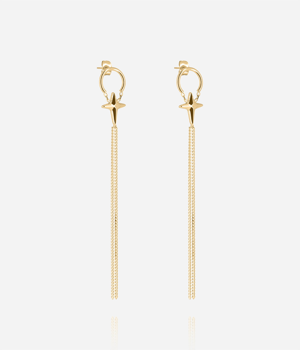 Boucles d'oreilles Montresta (Acier doré)
