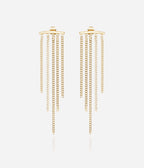 Boucles d'oreilles Gallico (Acier doré)
