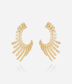 Boucles d'oreilles Banaue (Acier doré)