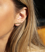 Boucles d'oreilles Ellis (Acier doré)