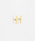 Boucles d'oreilles Ellis (Acier doré)