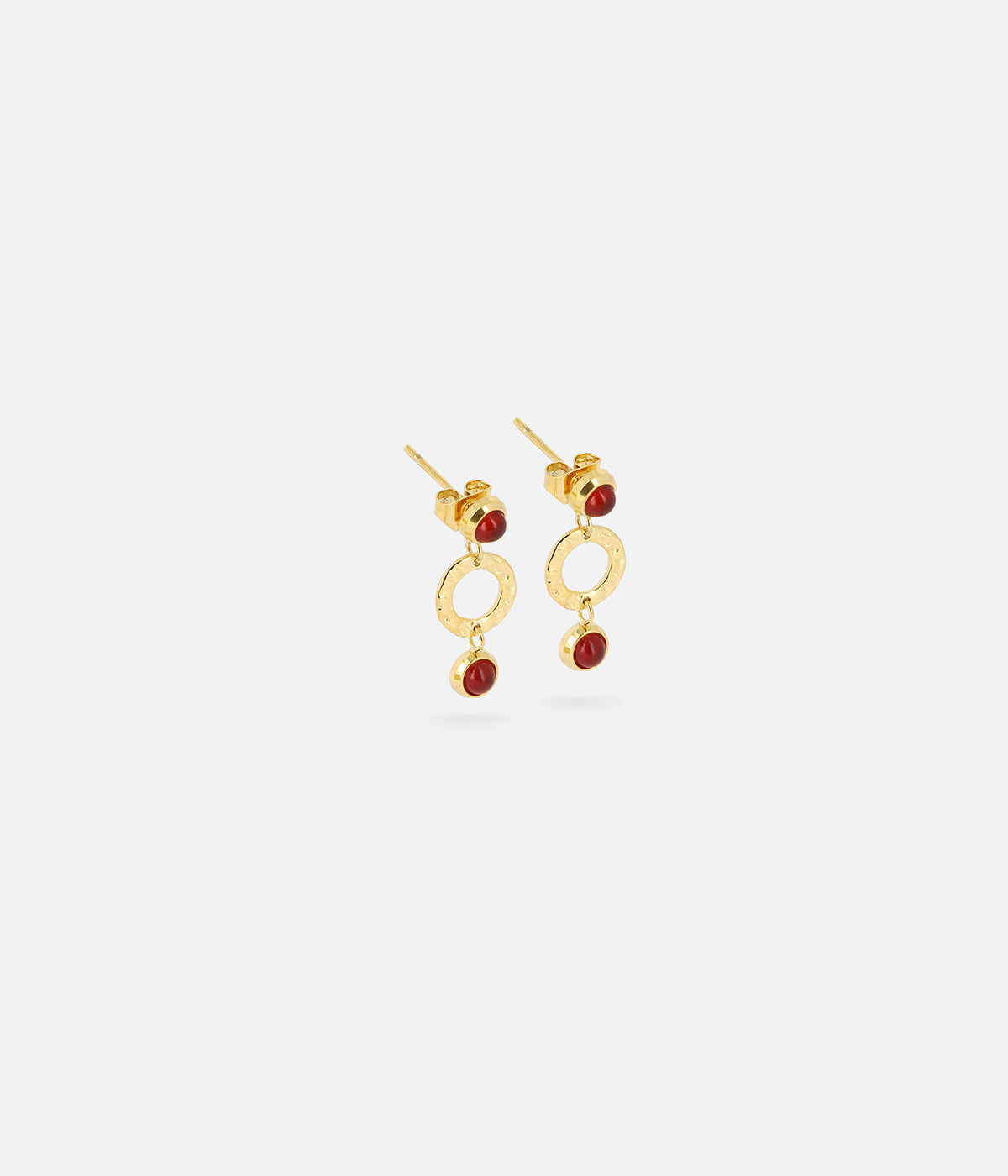 Boucles d'oreilles Harmonie (Acier doré)
