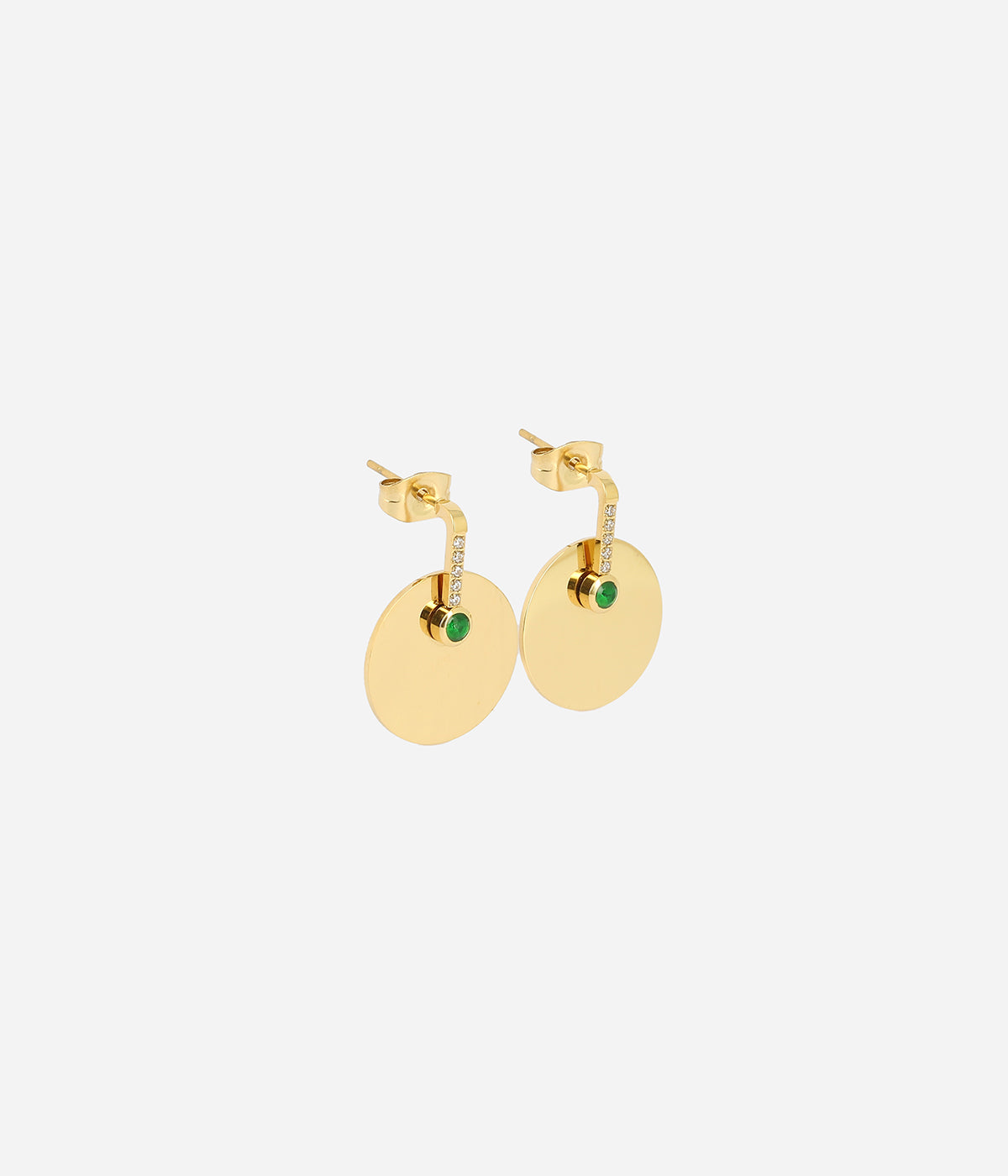 Boucles d'oreilles Anya (Acier doré)