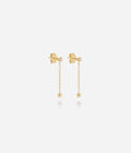 Boucles d'oreilles Thaumas (Acier doré)