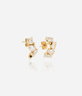 Boucles d'oreilles Cosia (Acier doré)