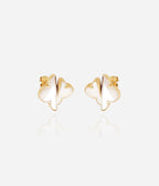 Boucles d'oreilles Azzo (Acier doré)