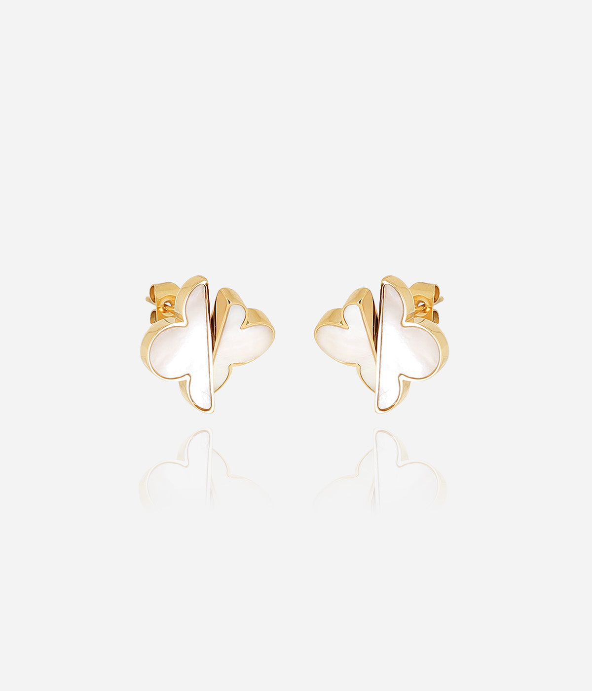Boucles d'oreilles Azzo (Acier doré)