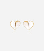 Boucles d'oreilles Basilio (Acier doré)