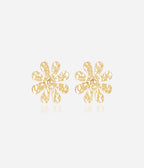 Boucles d'oreilles Ritsa (Acier doré)