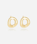 Boucles d'oreilles Cesira (Acier doré)