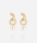 Boucles d'oreilles Laia (Acier doré)