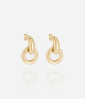 Boucles d'oreilles Dina (Acier doré)