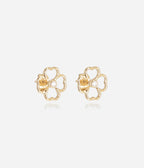 Boucles d'oreilles Adone (Acier doré)