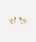Boucles d'oreilles Antonio (Acier doré)