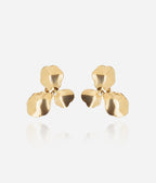 Boucles d'oreilles Kayna (Acier doré)