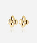 Boucles d'oreilles Moebi (Acier doré)