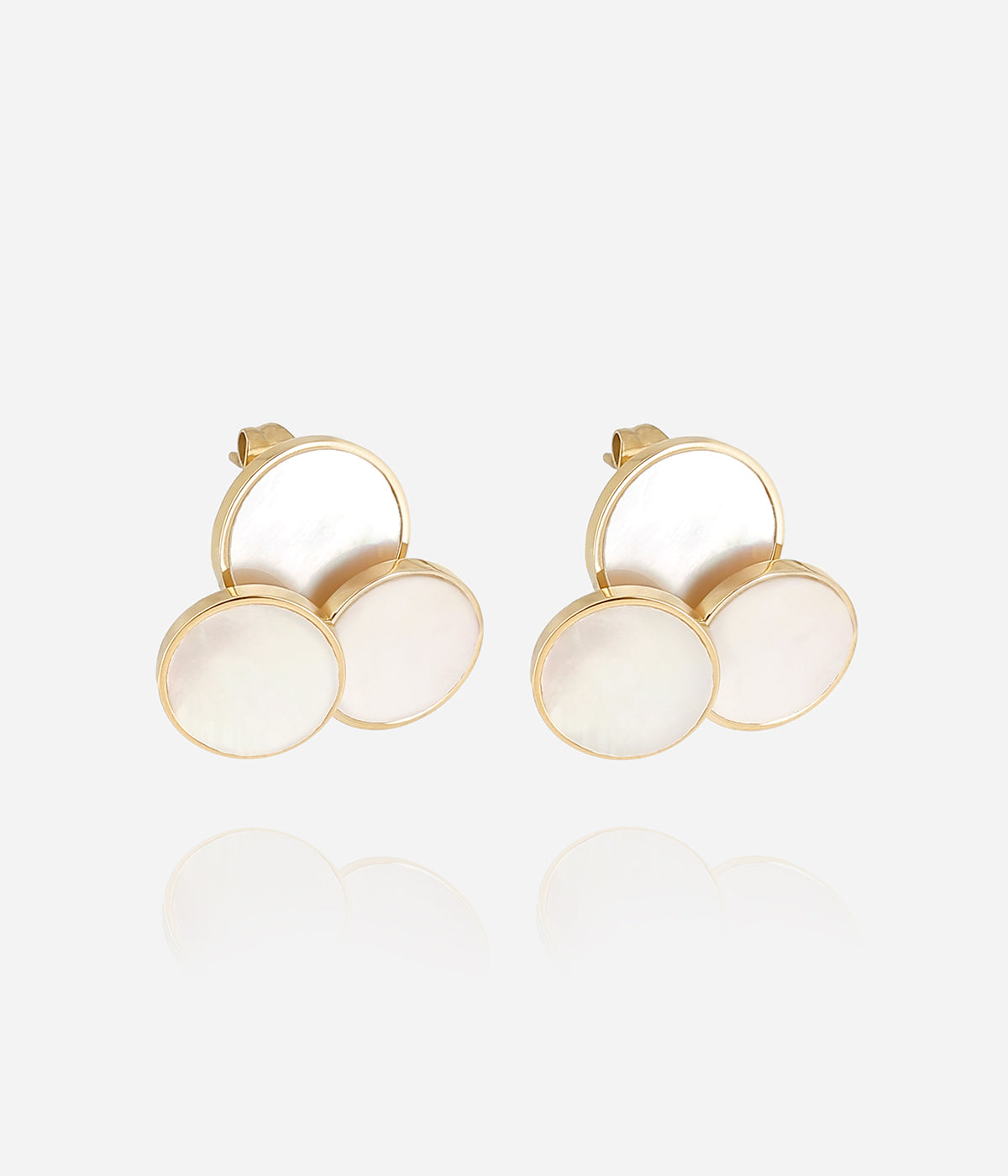 Boucles d'oreilles Anouk (Acier doré)