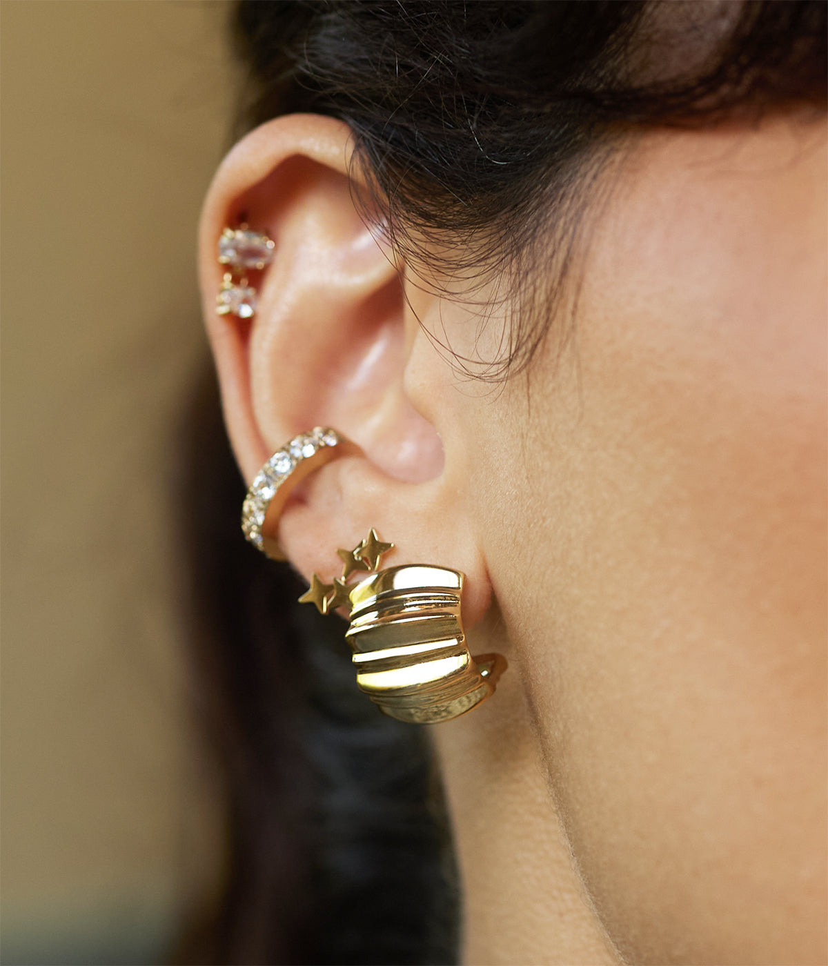 Boucles d'oreilles Eikon (Acier)