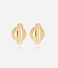 Boucles d'oreilles Frost (Acier doré)