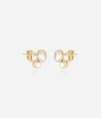 Boucles d'oreilles Galane (Acier doré)