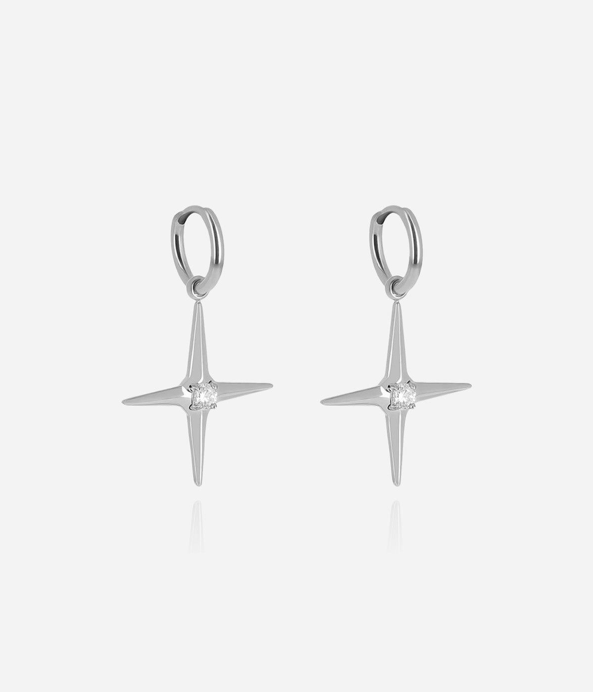 Boucles d'oreilles Isidore (Acier)