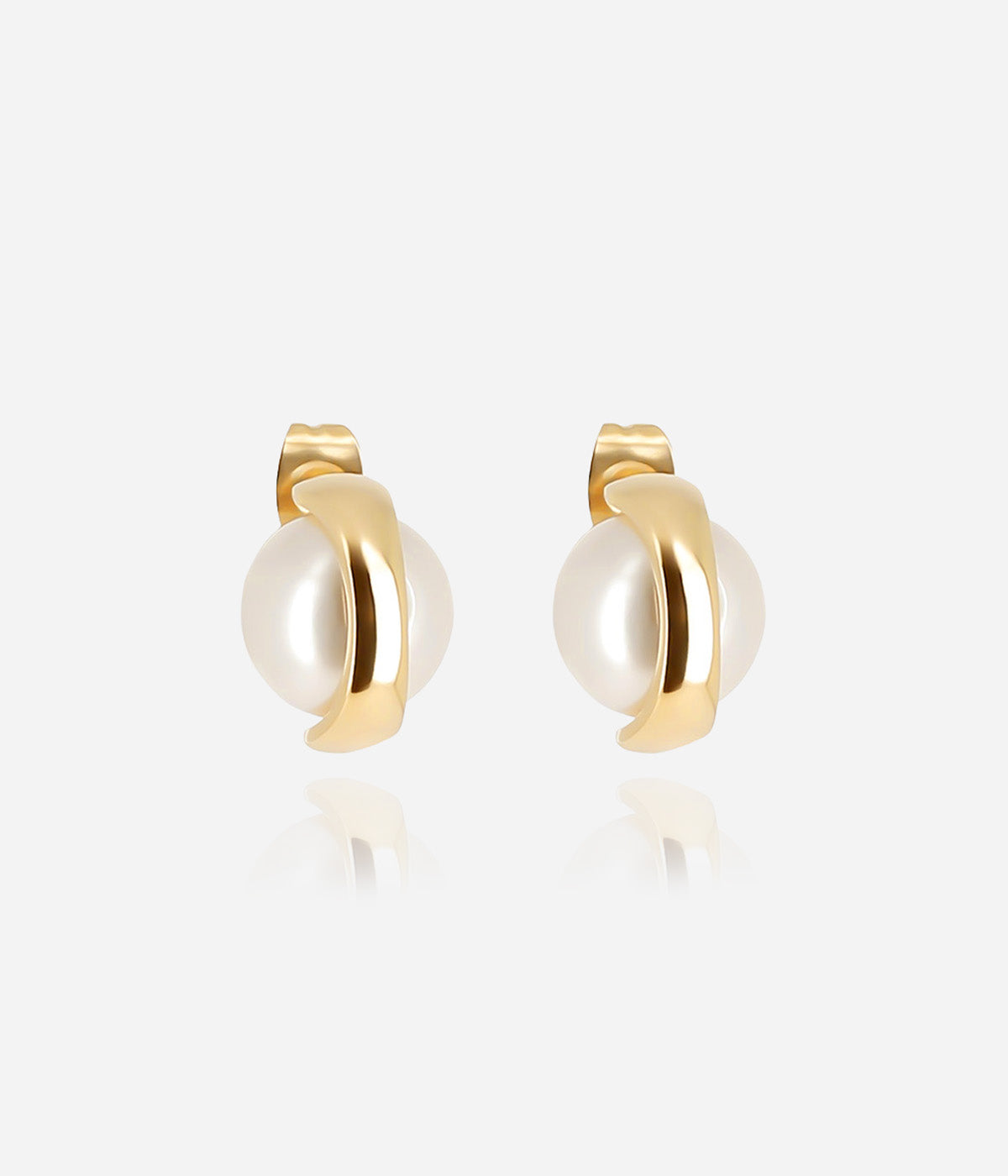 Boucles d'oreilles Cyrio (Acier doré)