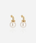 Boucles d'oreilles Elia (Acier doré)