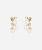 Boucles d'oreilles Terrazzo (Acier doré)
