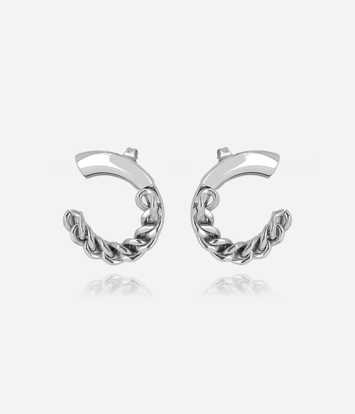 Boucles d'oreilles Carbonio (Acier)